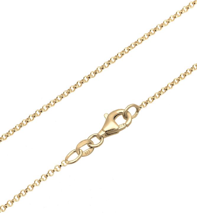 Immagine prodotto Elli mit Plättchen-Anhänger im Organic-Look (Argento, 45 cm)