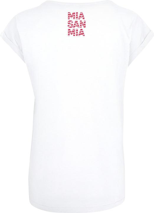 Actual product image FC Bayern München Ladies Logo Red Extended Shoulder Tee - 113325 (S)