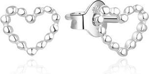 Beneto Romantic silver earrings Hearts AGUP2338L (L)
