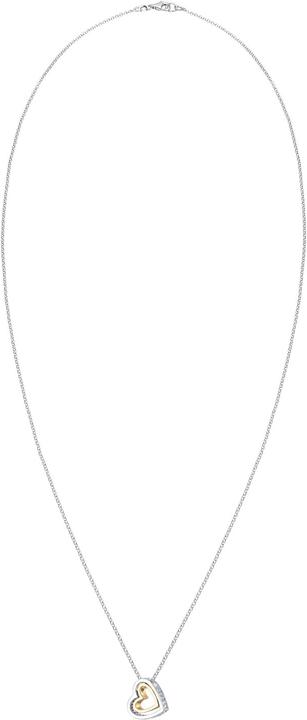 Immagine prodotto Elli mir Herz-Anhänger Bi-Color Kristalle (Argento, 45 cm)