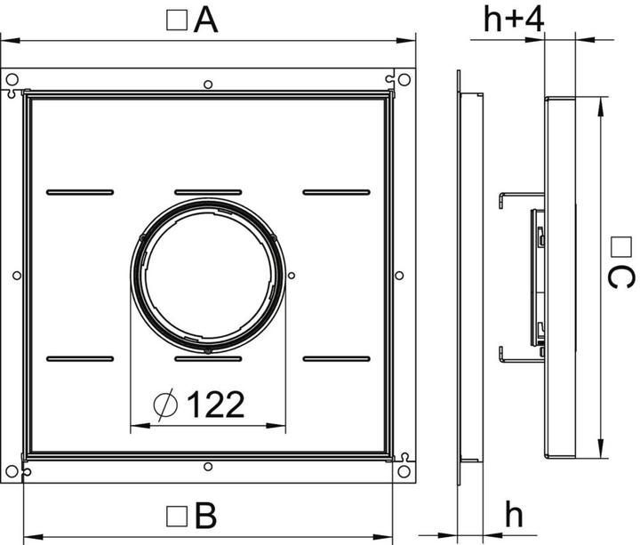 Actual product image OBO Bettermann OBO RKF2 SL2 V2 20 Heavy-duty frame cassette f. tube 283x28