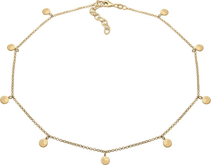 Immagine prodotto Elli Choker mit Plättchen Matt Look (Argento, 36 cm)