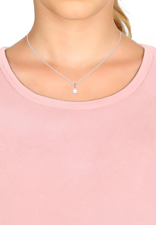Image du produit Elli Mutter Kind Set Stern-Anhänger Cut Out Design (Argent Sterling, 45 cm)
