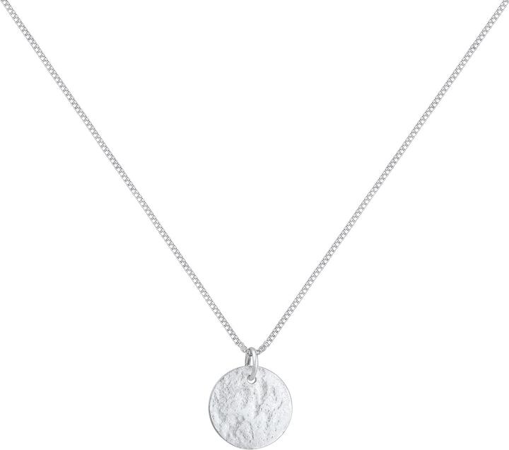 Immagine prodotto Elli mit Plättchen-Anhänger im Vintage-Look (Argento, 45 cm)