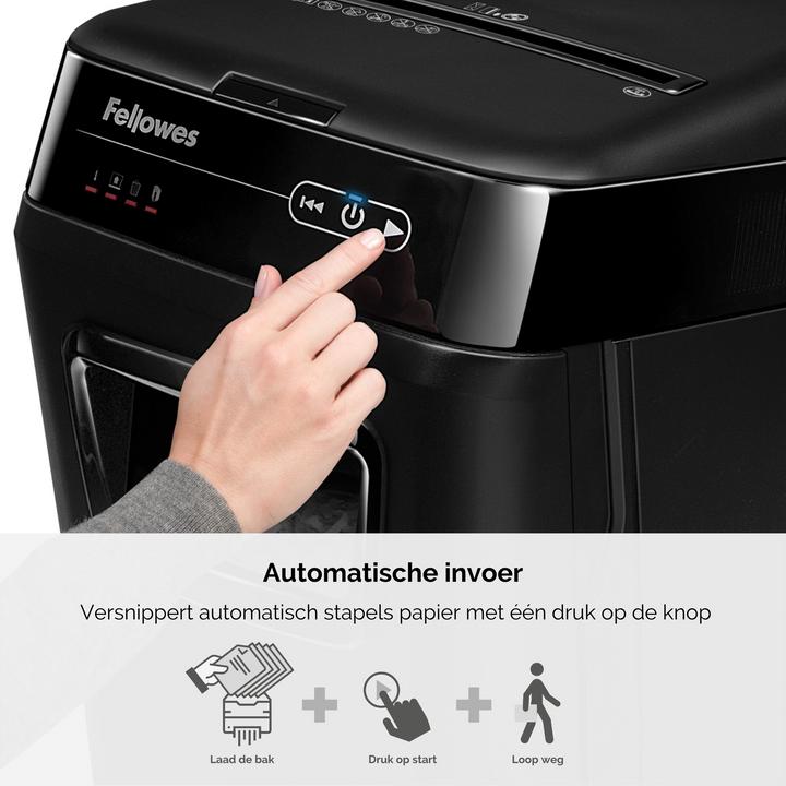 Actual product image Fellowes AutoMax 130C document shredder (Particle cut)