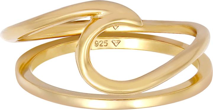 Actual product image Elli 2er Set Wellen Design (52, 925 Silver)