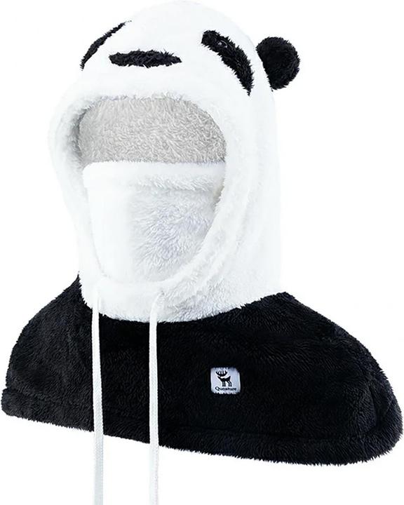 Produktbild Qunature Panda Ski Balaclava for Kids/Adults Size M - Black/White