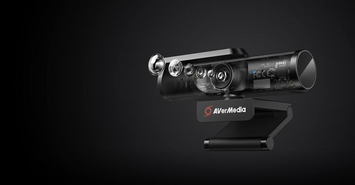 Actual product image AVerMedia PW513 Webcam 8 MP 3840 x 2160 pixels USB-C Black (8 Mpx)