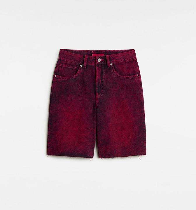 Actual product image Vans Sirelle Over-Dyed Cut-Off Jorts CHERRIES JUBILEE