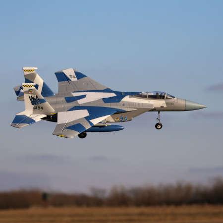 Produktbild E-Flite F-15 Eagle 64mm Elektromotor Jetmodell BNF Basic inkl. AS3X und SAFE (Jet)