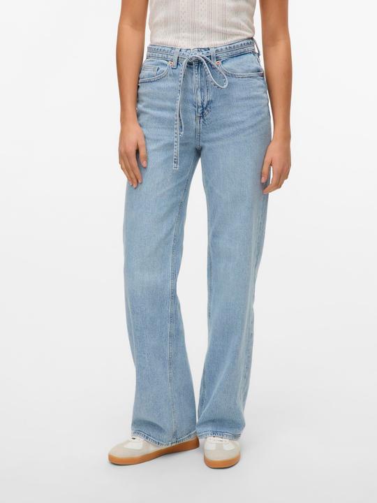 Actual product image Vero Moda VMTESSA Hohe Taille Weiter Beinschnitt Jeans Weit geschnitten (W26/L32)