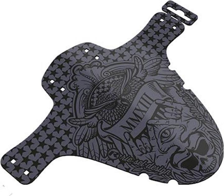 riesel design Splash guard with packing/cable tie (Front mudguard)