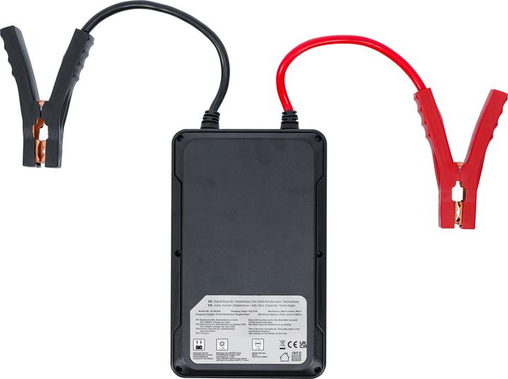 BGS Jump Starter Batteryless with Ultra-Capacitor Technologie 12 V / 800 A / 1600 A (1600 A)