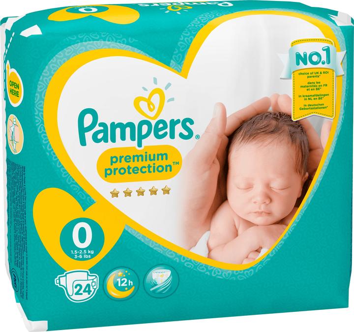 Produktbild Pampers New Baby Micro (Gr. 0, Tragepack, 24 Stück)