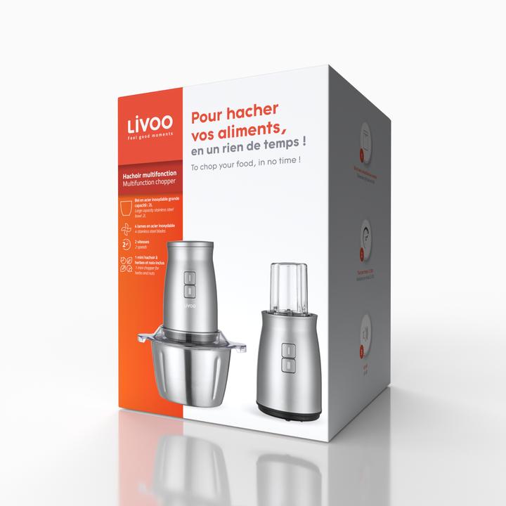 Actual product image Livoo Multifunction chopper (2000 ml, 500 W)