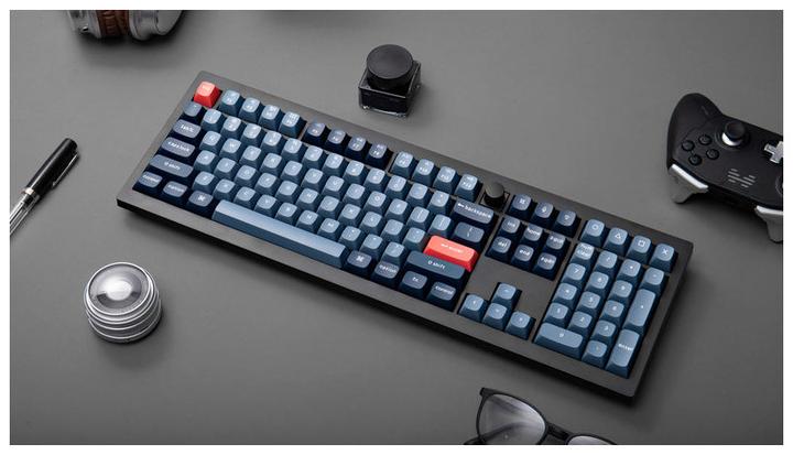 Produktbild Keychron V6 Max (V6M-D4) QMK/VIA Wireless(BT/2,4/Wired) Custom Mechanical Keyboard Banana Switch 100