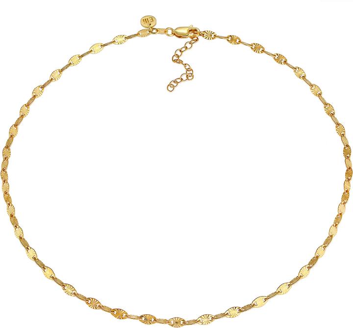 Immagine prodotto Elli Choker Stern-Look Plättchen Design (Argento, 36 cm)