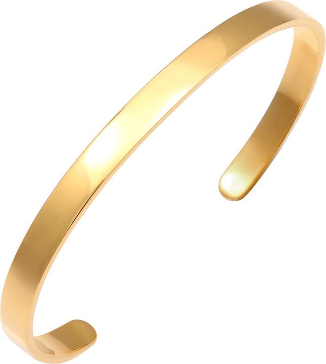 Immagine prodotto Elli Basic Armreif Offen Verstellbar (16 cm, Argento)