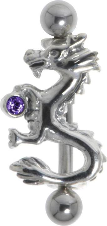 Bijouteria Augenbrauenpiercing (Chirurgenstahl 316L, Kristall, Silber 925)