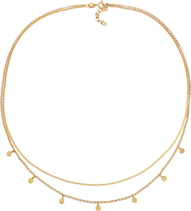Produktbild Elli Layer-Look mit Plättchen (Sterling Silber, 42 cm)