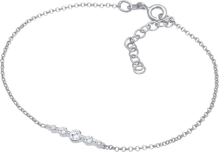 Elli verziert mit Zirkonia Kristallen (16 cm, Sterling Silber)