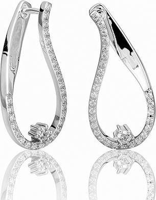 Breuning OHRSCHMUCK - BRILL. 0,408 Ct. H/si (750/18 K Gold)