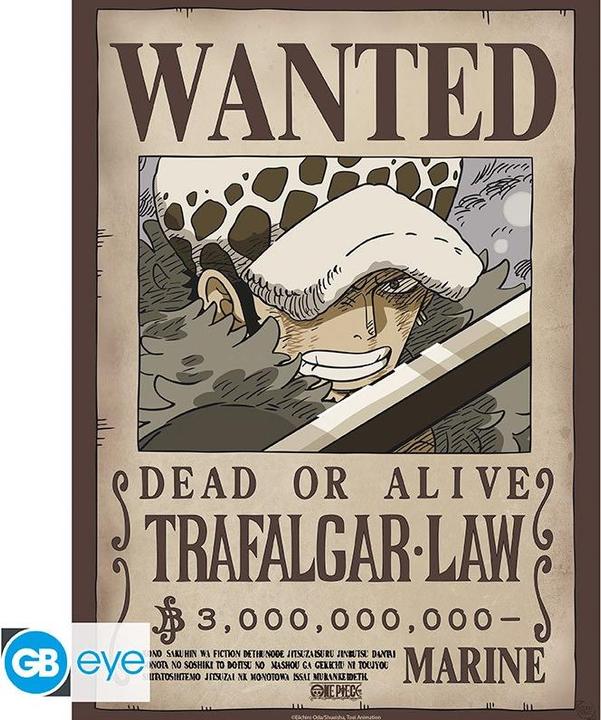 Image du produit ABYstyle One Piece - Wanted Law & Kid (52 x 38 cm)