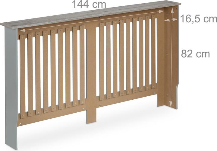 Actual product image Relaxdays HeizkÃ¶rperverkleidung mit Lamellen