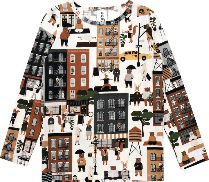 Actual product image Hebe Langarmshirt mit New-York-Aufdruck (134, 140)