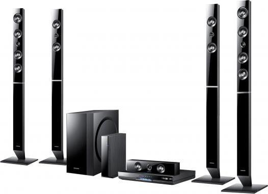 Samsung HT-D6750W, 7.1 3D Blu-ray Heinkinosystem, 1330Watt (70 W)