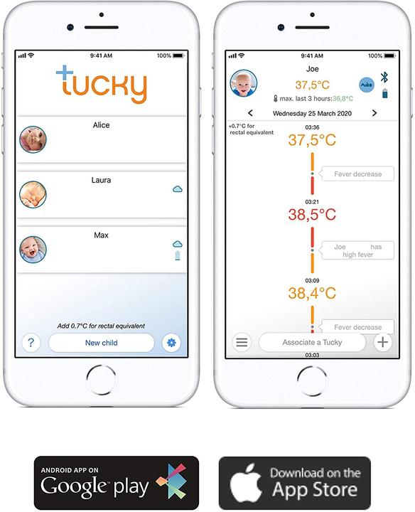 Produktbild Tucky Smart Wearable (Rektal, Achselhöhle, Mund)