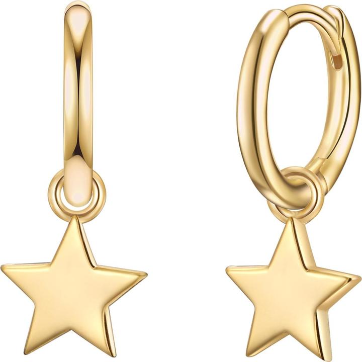 Image du produit Glanzstücke München Femme étoile argent sterling or jaune - 29858 (Argent Sterling)
