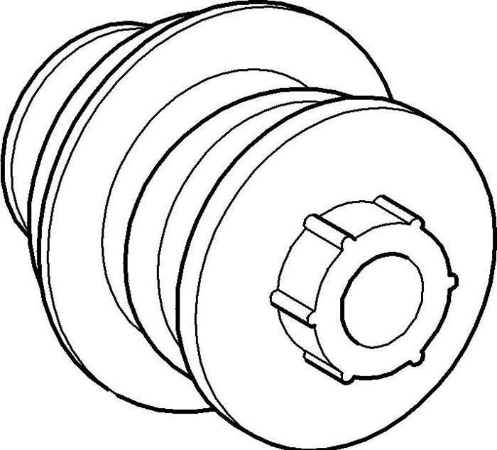 Actual product image Grohe Relief valve (04.05.1300) cpl