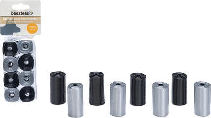 Immagine prodotto Beeztees Bz Nachf Sacchetto Per La Cacca Nero Grigio 8 (Cane)