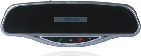 Actual product image Seecode Vossor Touch, BT hands-free mirror system