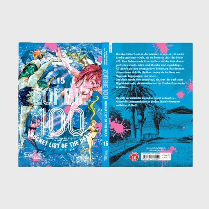 Immagine prodotto Zombie 100 – Bucket List of the Dead 15 (Tedesco, Haro Aso, Kotaro Takata, Katrin Stamm, 2024)