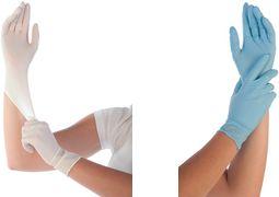 Actual product image Hygostar unisex Einmalhandschuhe SAFE PREMIUM weiss Grösse L 100 St. (L)