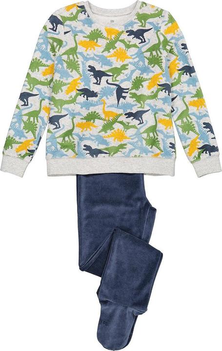 Produktbild La Redoute Collections Samt-Pyjama mit Füssen (116)