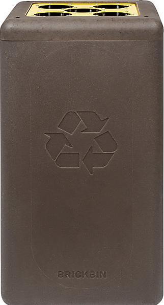Produktbild kaiserkraft Wertstoffsammler BrickBin aus Kaffeesatz (65 l)