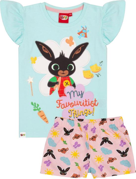 Bing Bunny My Favouritist Things Schlafanzug Mit Shorts Mädchen (98)