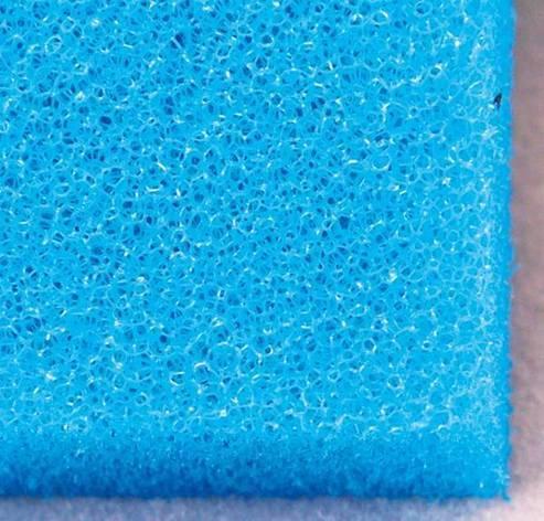 Actual product image JBL Aquaristik und Terraristik Filter foam, 50 x 50 cm H 2.5 cm, blue, fine, 30 ppi (Internal filters, Fresh water)