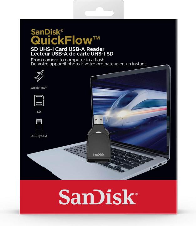 Produktbild SanDisk QuickFlow SD Card USB-A Reader (USB 3.2)