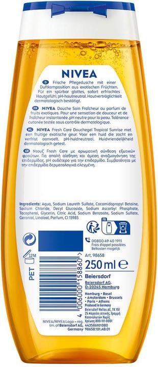 Actual product image NIVEA Tropical Sunrise (250 ml)