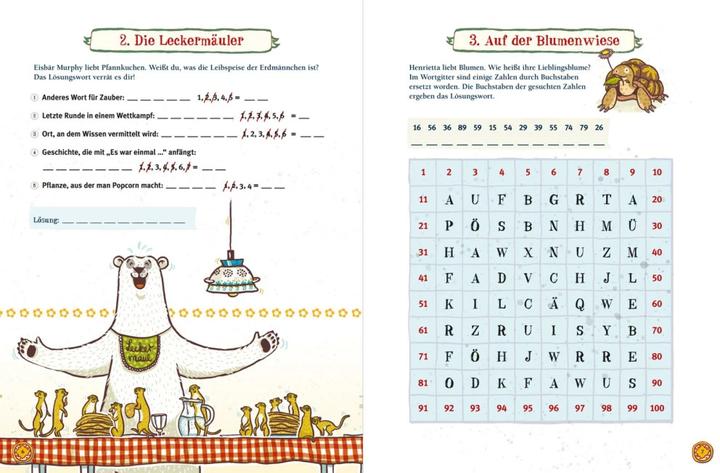 Actual product image Die Schule der magischen Tiere: Endlich Pause! Das grosse Rätselbuch Band 2 (German, Nikki Bush, Christiane Hahn, Nina Dulleck, Margit Auer, 2021)