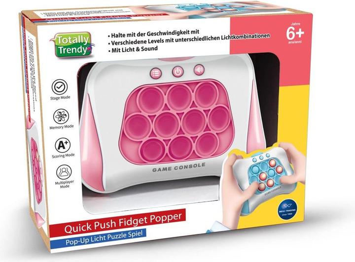 Produktbild Totally Tech Totally Trendy Push Fidget Popper pink