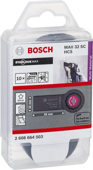 Actual product image Bosch Professional Zubehör HCS Universal joint cutter MAII 32 SC, 55 x 32 mm, pack of 10