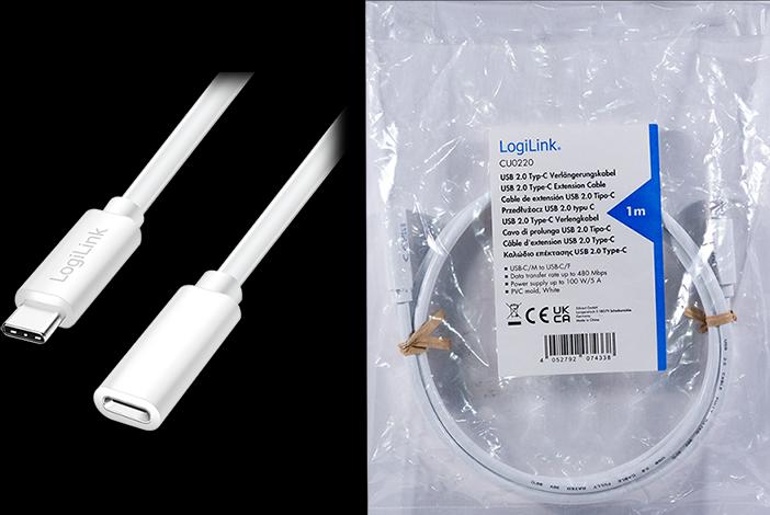 Produktbild LogiLink CU0220 (1 m, USB 2.0)