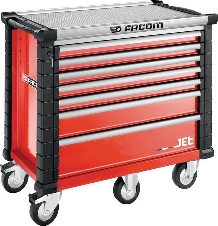 Facom Servante d'atelier JETM5 à 7 tiroirs Rouge (7 x)