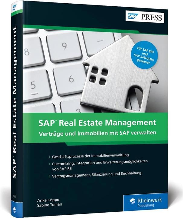 Immagine prodotto SAP Real Estate Management (Tedesco, Sabine Toman, 2018)