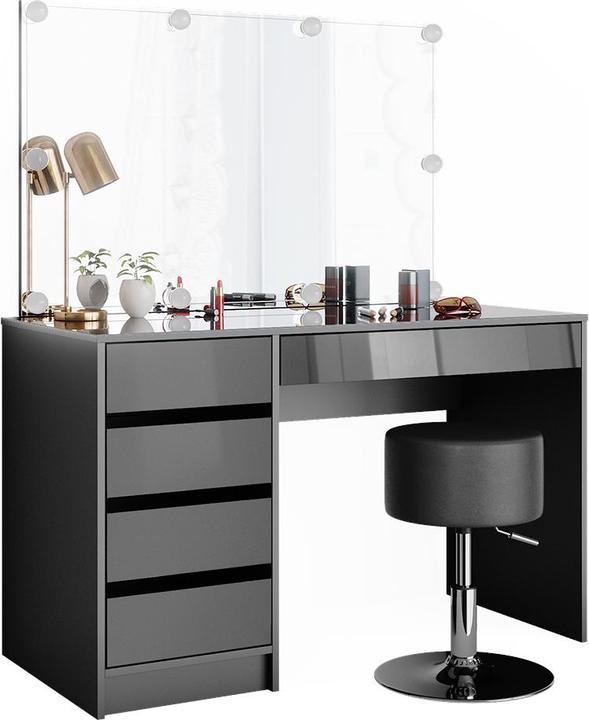 Actual product image Vicco Sherry with stool and lighting (55 x 75 x 120 cm)